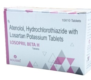 ATENOLOL 50MG+LOSARTAN POTASSIUM 50MG+ HYDROCHLOROTHIAZIDE 12.5MG