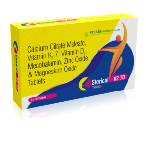 CALCIUM CITRATE, MECOBALAMINE, VITMIN K27, VITAMIN D3, ZINC OXIDE AND MEGNESIUM OXIDE TABLETS