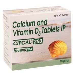 CALCIUM 250 MG + VITAMIN D3 125 IU TABLETS