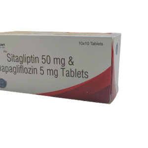 SITAGLIPTIN 50 MG + DAPAGLIFLOZIN 5 MG 10 TABLETS