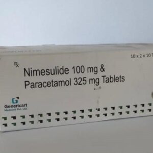 NIMESULIDE 100 MG + PARACETAMOL 325 MG 15 TABLETS