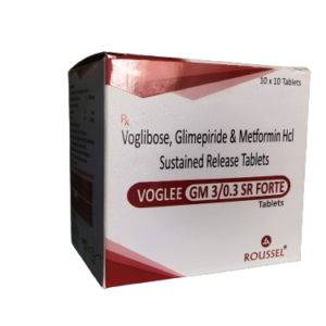 VOGLEE GM 3/0.3  SR FORTE 10 TABLETS