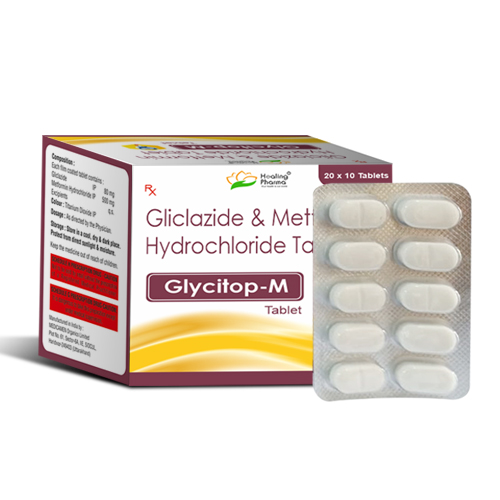 Glycitop M 10 TABLETS