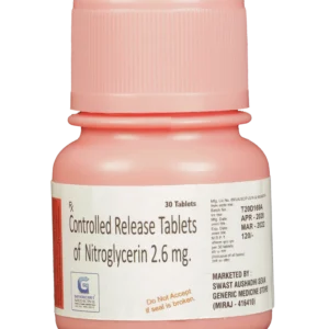 NITROGLYCERIN 2.6(CR)  30 TABLETS