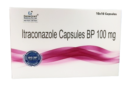 ITRACONAZOLE 100 MG 10 CAPSULES