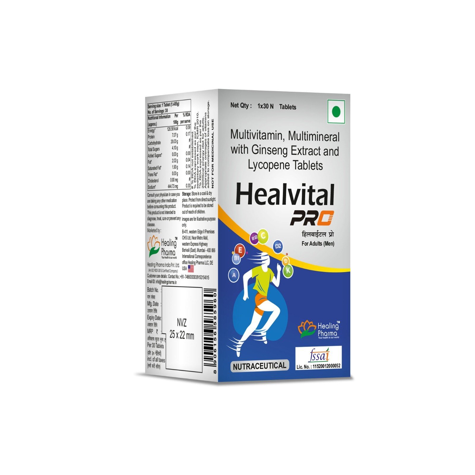 Healvital PRO 30 TABLETS