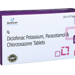 DICLOFENAC 50 MG + PARACETAMOL 325 MG + CHLOROXAZONE 250 MG  10 TABLETS