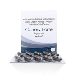METHYLCOBALAMIN 1500 MCG + ALPHA LIPOIC ACID 100 MG + BENFOTIAMINE 150 MG + INOSITOL 100 MG + CHROMIUM PICOLINATE 200 MCG + PYRIDOXINE HYDROCHLIRIDE (VIT B6) 3 MG
