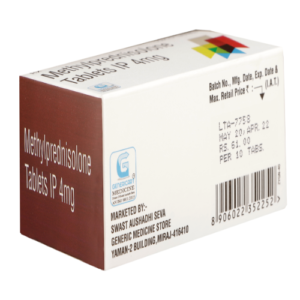 METHYLPREDNISOLONE 4 MG 10 TABLETS