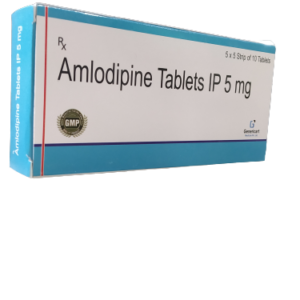 AMLODIPINE 5 MG  10 TABLETS
