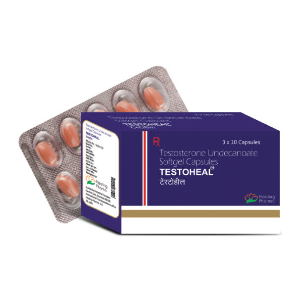 Testoheal 40mg 10 CAPSULES