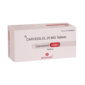 Carvicard 25MG 10 TABLETS