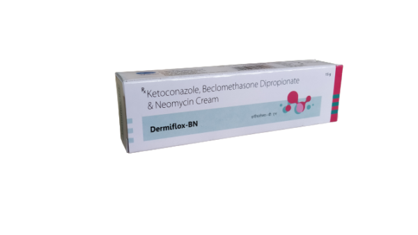 KETOCONAZOLE 2% W/W + BECLOMETHASONE 0.025% W/W + NEOMYCIN 0.5% W/W TUBE of 15 GM.