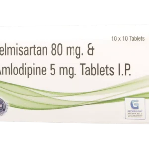 TELMISARTAN 80 MG + AMLODIPINE 5 MG 10 TABLETS