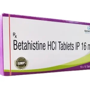 BETAHISTINE HYDROCHLORIDE 16 MG  10 TABLETS