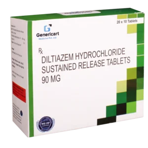 DILTIAZEM HYDROCHLORIDE 90 MG(SR)  10 TABLETS