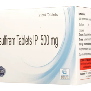 DISULFIRAM 500 MG  4  TABLETS