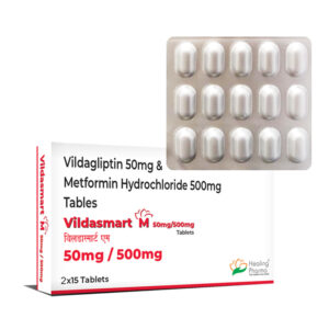 Vildasmart M 50/500mg 15 TABLETS
