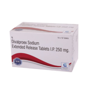 DIVALPROEX SODIUM ER 250 MG  10 TABLETS