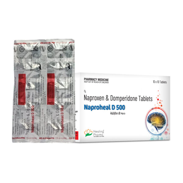 Naproheal D 500 10 TABLETS