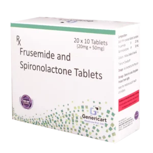 FRUSEMIDE 20 MG + SPIRONOLACTONE 50 MG 10 TABLETS