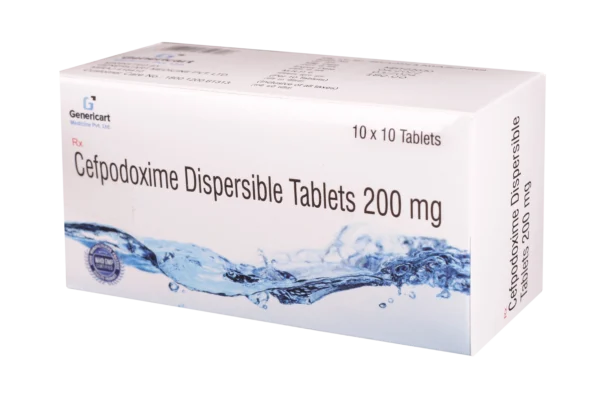 CEFPODOXIME DT 200 MG 10 TABLETS