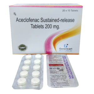 ACECLOFENAC (SR) 200 MG  10 TABLETS