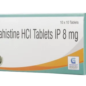 BETAHISTINE HYDROCHLORIDE 8 MG  10 TABLETS