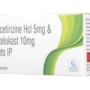 LEVOCETIRIZINE DIHYDROCHLORIDE 5 MG + MONTELUKAST 10 MG 10 TABLETS