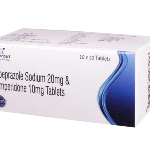 RABEPRAZOLE 20 MG + DOMPERIDONE 10 MG 10 TABLETS