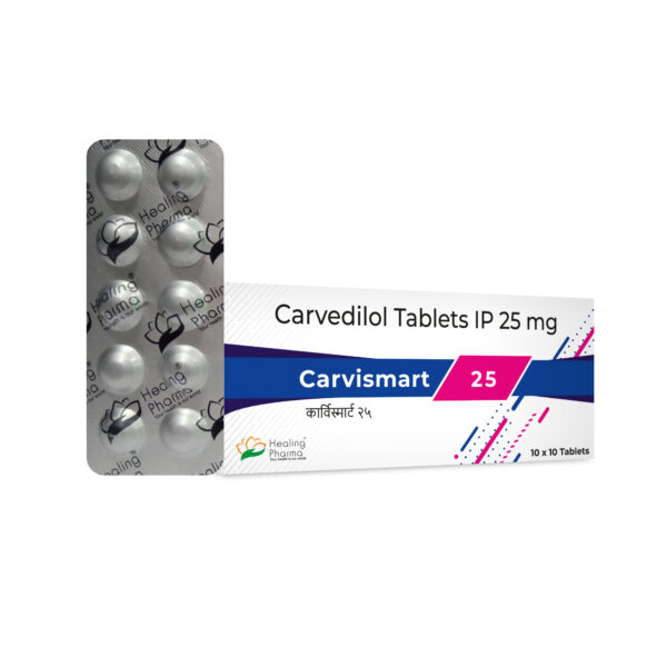 Carvismart 25 10 TABLETS