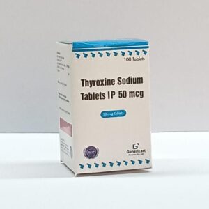 THYROXINE SODIUM 50 MCG 100 TABLETS