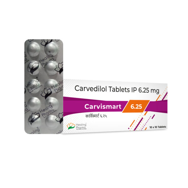 Carvismart 6.25 10 TABLETS