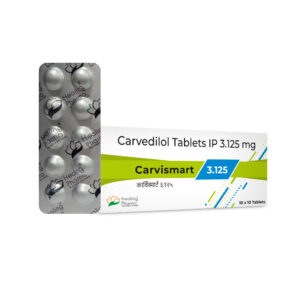 Carvismart 3.125 10 TABLETS