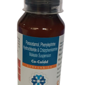 PARACETAMOL 250 MG + PHENYLRPHRINE 5 MG + CHLORPHENIRMINE MALEATE 2 MG  60 ML.