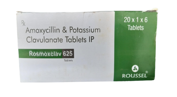 Rosmoxclav 625 10 TABLETS