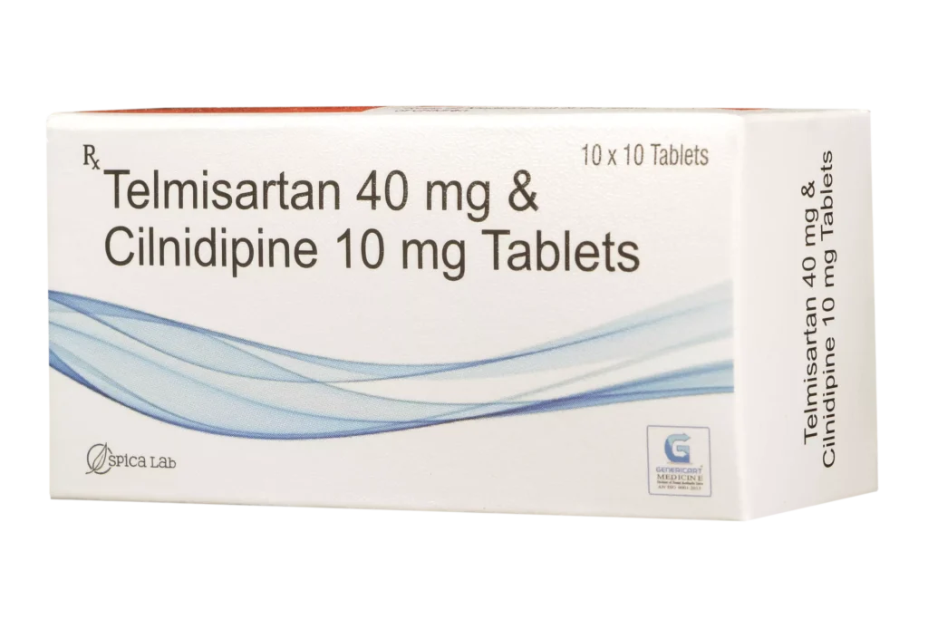 TELMISARTAN 40 MG + CILNIDIPINE 10 MG 10 TABLETS - medsin.in