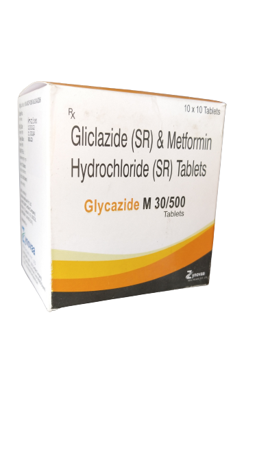 Glycazide M 30/500 10 TABLETS