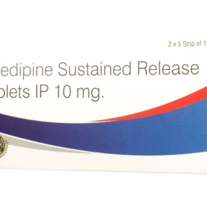 NIFEDIPINE SR 10 MG 10 TABLETS