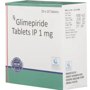 GLIMEPIRIDE 1 MG 10 TABLETS