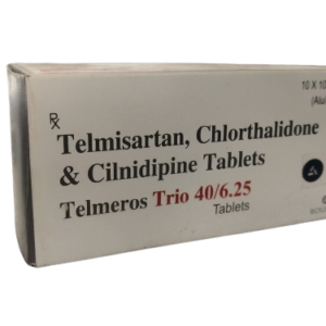 TELMISARTAN 40 MG + CHLORTHALIDONE 6.25 MG + CILNIDIPINE 10 MG  10 TABLETS