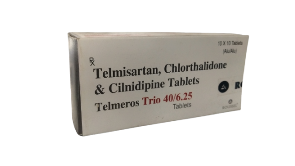 TELMISARTAN 40 MG + CHLORTHALIDONE 6.25 MG + CILNIDIPINE 10 MG 10 TABLETS