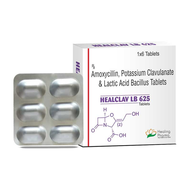 Healclav LB 625 10 TABLETS