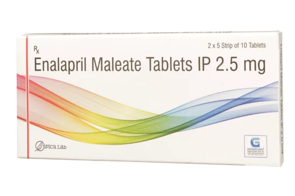 ENALAPRIL MALEATE 2.5 MG 10 TABLETS
