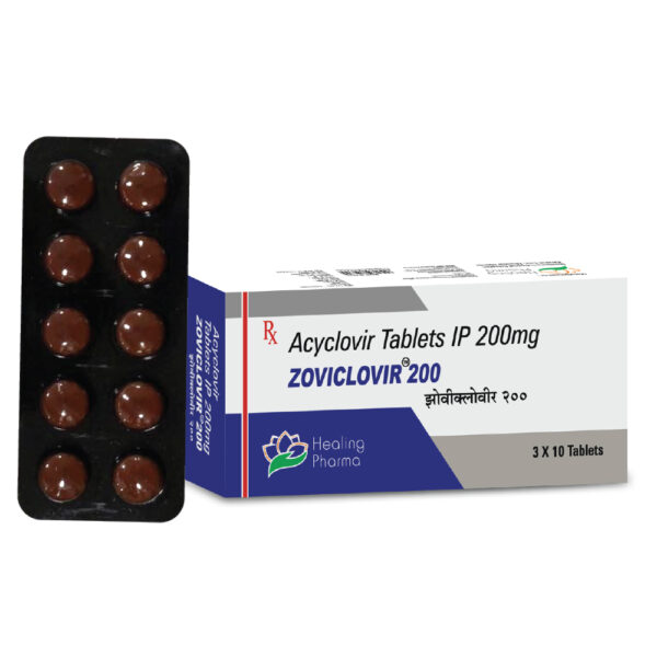 Zoviclovir 200mg 10 TABLETS