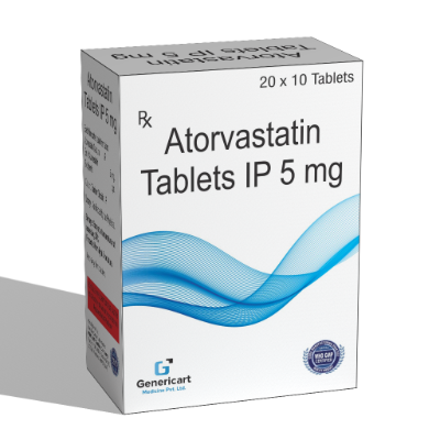 ATORVASTATIN 5 MG 10 TABLETS - medsin.in