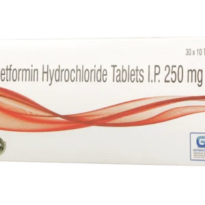METFORMIN HYDROCHLORIDE 250 MG  10 TABLETS