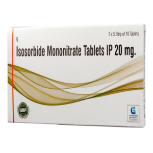 ISOSORBIDE MONONITRATE 20 MG 10 TABLETS