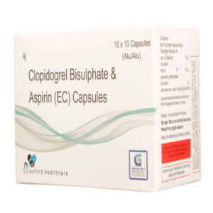CLOPIDOGREL 75 MG + ASPIRIN 75 MG  10 CAPSULES