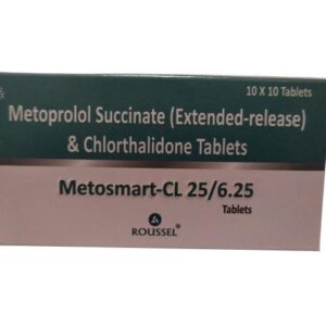 Metosmart CL 25/6.25 10 TABLETS